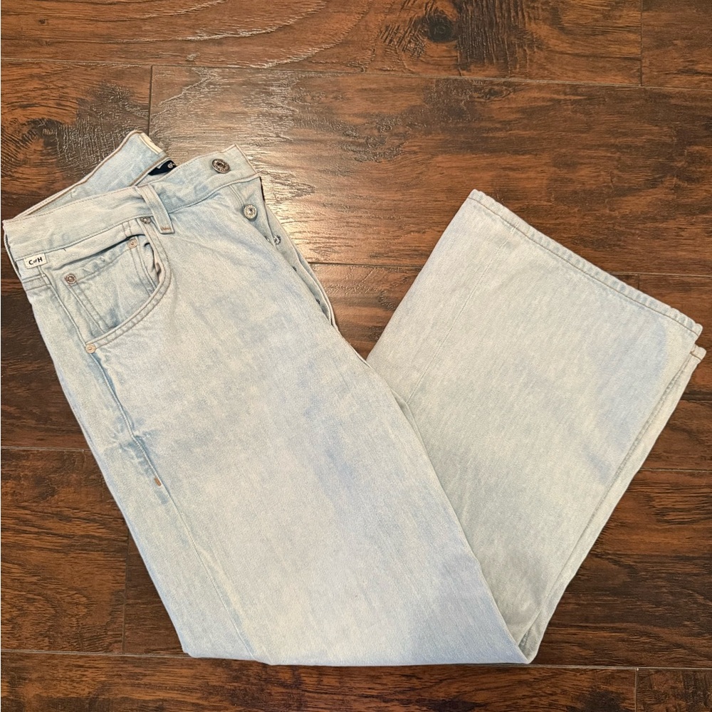 Citizens Of Humanity Light Wash Straight Leg Jeans